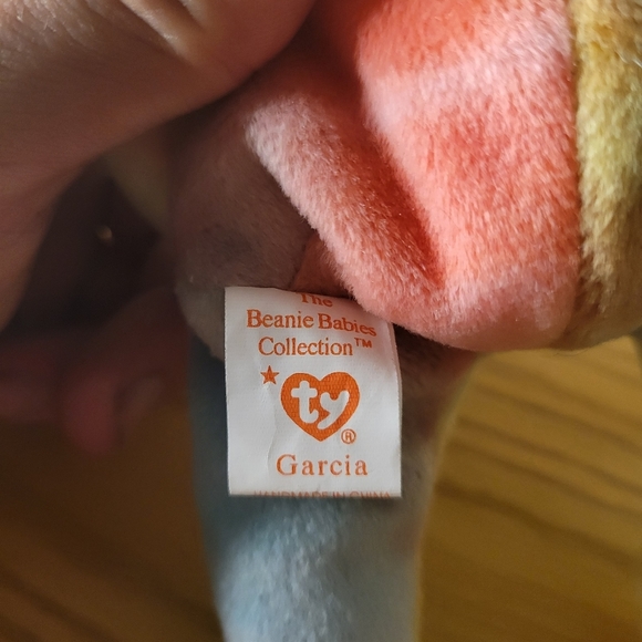 TY "Garcia" the Bear Retired Beanie Baby ERRORS RARE - MINT NEW WITH TAGS - Picture 8 of 9